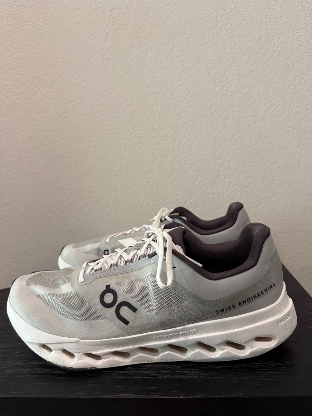 Men’s size 15 On Cloud Running Cloudtec  Lightweight Running Shoes in Light Gray - Picture 6 of 14